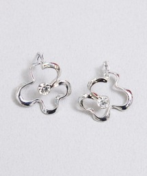 ISS イズ:ドローイングフラワー ピアス