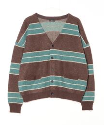STRIPE MOHAIR CARDIGAN