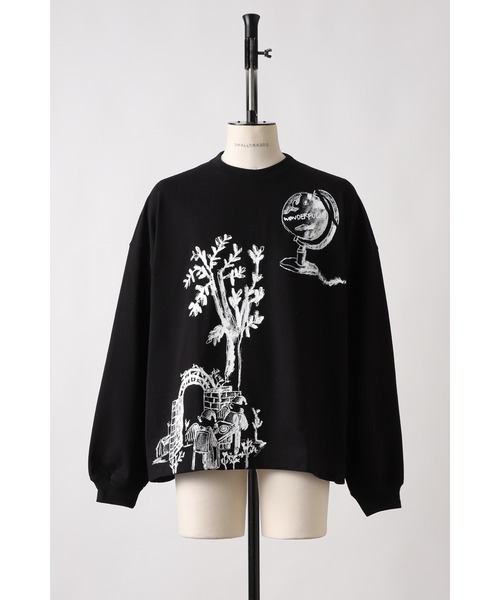 SHINYAKOZUKA（シンヤコヅカ）の「【ZOZO限定】WONDERFUL WANDER(upcycled L/S tee)（Tシャツ/カットソー・メンズ・ブラック/ホワイト/オリーブ・X-SMALL/SMALL/MEDIUM/LARGE/X-LARGE）」の7枚目の写真
