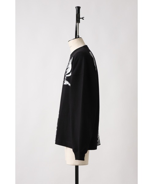SHINYAKOZUKA（シンヤコヅカ）の「【ZOZO限定】WONDERFUL WANDER(upcycled L/S tee)（Tシャツ/カットソー・メンズ・ブラック/ホワイト/オリーブ・X-SMALL/SMALL/MEDIUM/LARGE/X-LARGE）」の8枚目の写真