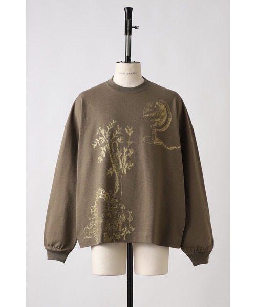 SHINYAKOZUKA（シンヤコヅカ）の「【ZOZO限定】WONDERFUL WANDER(upcycled L/S tee)（Tシャツ/カットソー・メンズ・ブラック/ホワイト/オリーブ・X-SMALL/SMALL/MEDIUM/LARGE/X-LARGE）」の10枚目の写真