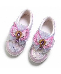FROMBEBE（フロムベベ）の「Lizzy ダブルウィング グリッター LED スニーカー（スニーカー）」