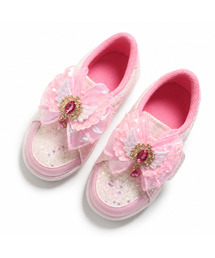 FROMBEBE（フロムベベ）の「Lizzy ダブルウィング グリッター LED スニーカー（スニーカー）」