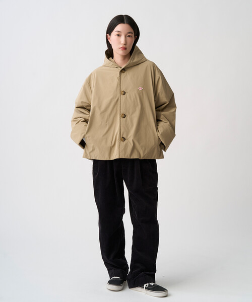 DANTON(ダントン)の「DANTON | 中綿フードジャケット WOMEN(その他アウター・レディース・ネイビー/ベージュ・36)」の19枚目の写真