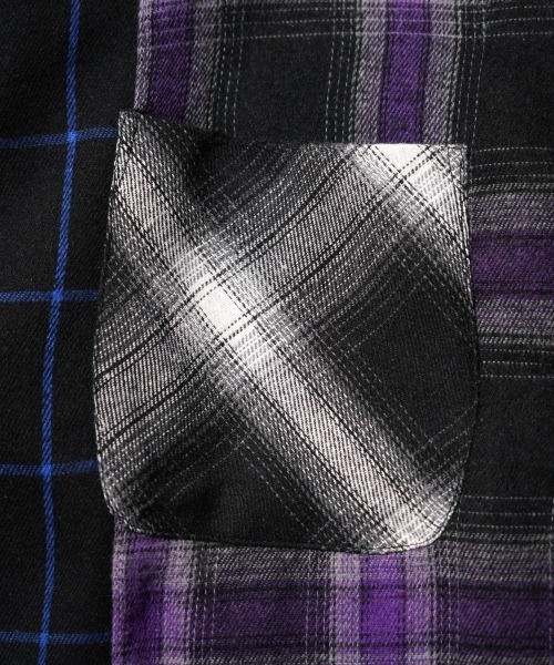 DAN RIVER(ダンリバー )の「WORN OUT PANEL CUTTING SHIRTS(シャツ/ブラウス・メンズ・ブラック/マスタード/グレー・MEDIUM/X-LARGE/LARGE)」の15枚目の写真