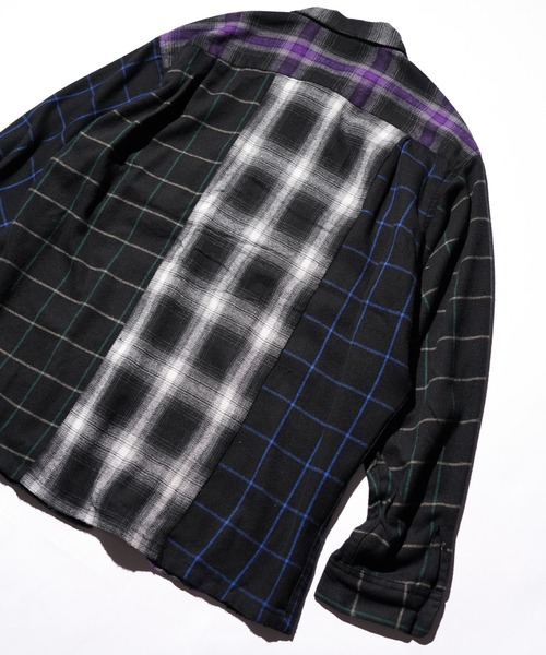 DAN RIVER(ダンリバー )の「WORN OUT PANEL CUTTING SHIRTS(シャツ/ブラウス・メンズ・ブラック/マスタード/グレー・MEDIUM/X-LARGE/LARGE)」の19枚目の写真