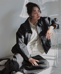 小さいサイズ デニムブルゾン 低身長さん・小柄女性