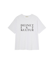 BI GRAPHIC OVERSIZED T-SHIRT IN WHITE