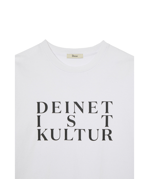 DEINET(ダイニット)の「BI GRAPHIC OVERSIZED T-SHIRT IN WHITE(Tシャツ/カットソー・レディース・その他・FREE)」の4枚目の写真
