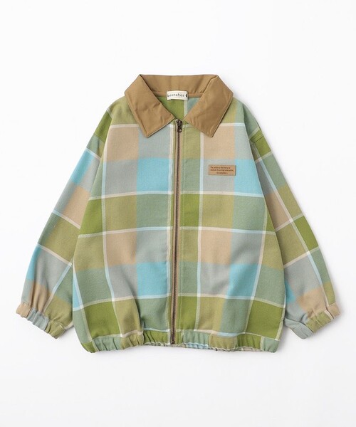 BRANSHES(ブランシェス)の「【おそろい】レトロチェック柄シャツジャケット(その他アウター・キッズ・オレンジ/ライトグリーン・130/100/140/120/150/110)」の13枚目の写真
