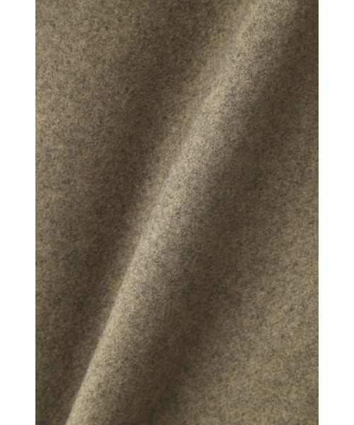 YLEVE(イレーヴ)の「YLEVE / WOOL MELTON OVER DYE CO(ダウンジャケット/コート・レディース・カーキ・1)」の13枚目の写真