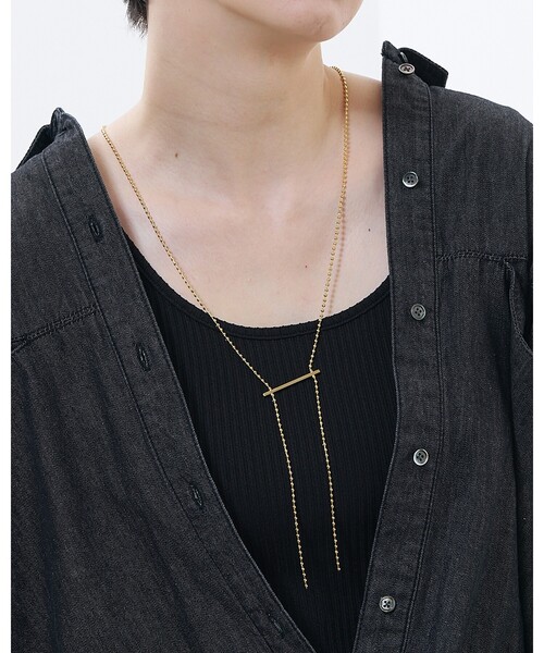 collex(コレックス)の「【dignif】 ネックレス Straight Bar(ネックレス・レディース・ゴールド/シルバー・フリー)」の1枚目の写真