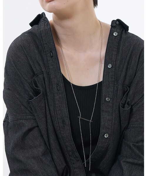 collex(コレックス)の「【dignif】 ネックレス Straight Bar(ネックレス・レディース・ゴールド/シルバー・フリー)」の3枚目の写真