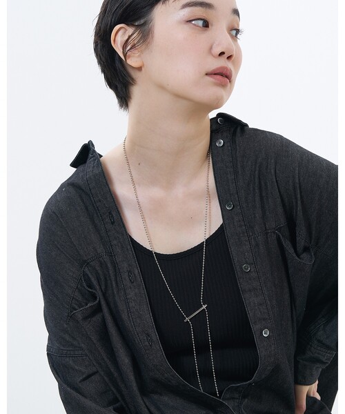collex(コレックス)の「【dignif】 ネックレス Straight Bar(ネックレス・レディース・ゴールド/シルバー・フリー)」の5枚目の写真