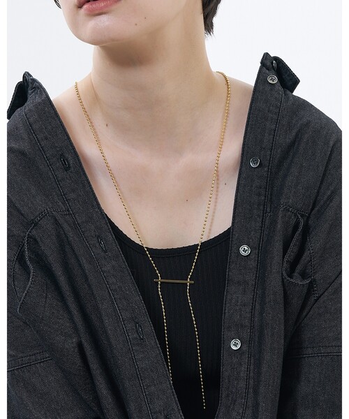 collex(コレックス)の「【dignif】 ネックレス Straight Bar(ネックレス・レディース・ゴールド/シルバー・フリー)」の6枚目の写真
