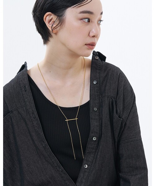 collex(コレックス)の「【dignif】 ネックレス Straight Bar(ネックレス・レディース・ゴールド/シルバー・フリー)」の7枚目の写真