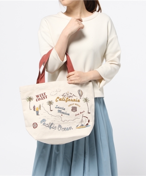 チチカカ（チチカカ）の「キャンバスバッグ　（Ｌ）　サンタモニカ（トートバッグ・レディース・その他1・FREE）」の7枚目の写真