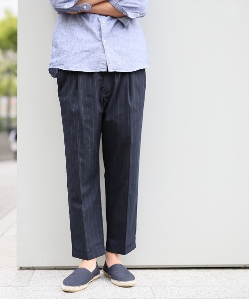 RAGEBLUE(レイジブルー)の「リネンイージーアンクルパンツ/721392(その他パンツ・メンズ・ベージュ/ネイビー/ブルー/オリーブ/ブルー系その他/ブラック/グレー・SMALL/MEDIUM/LARGE/X-LARGE)」の7枚目の写真