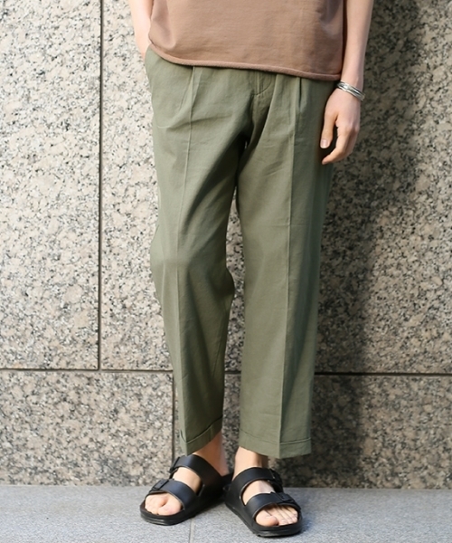 RAGEBLUE(レイジブルー)の「リネンイージーアンクルパンツ/721392(その他パンツ・メンズ・ベージュ/ネイビー/ブルー/オリーブ/ブルー系その他/ブラック/グレー・SMALL/MEDIUM/LARGE/X-LARGE)」の4枚目の写真