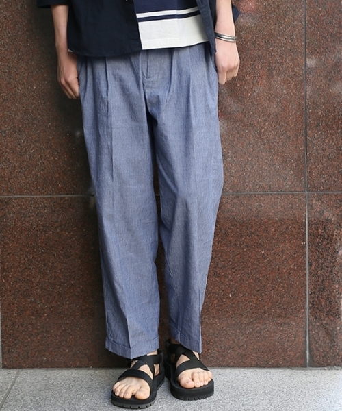 RAGEBLUE(レイジブルー)の「リネンイージーアンクルパンツ/721392(その他パンツ・メンズ・ベージュ/ネイビー/ブルー/オリーブ/ブルー系その他/ブラック/グレー・SMALL/MEDIUM/LARGE/X-LARGE)」の6枚目の写真
