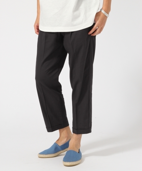 RAGEBLUE(レイジブルー)の「リネンイージーアンクルパンツ/721392(その他パンツ・メンズ・ベージュ/ネイビー/ブルー/オリーブ/ブルー系その他/ブラック/グレー・SMALL/MEDIUM/LARGE/X-LARGE)」の2枚目の写真