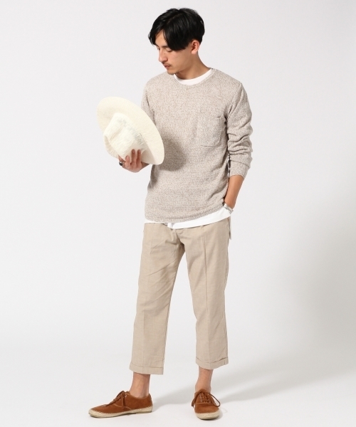 RAGEBLUE(レイジブルー)の「リネンイージーアンクルパンツ/721392(その他パンツ・メンズ・ベージュ/ネイビー/ブルー/オリーブ/ブルー系その他/ブラック/グレー・SMALL/MEDIUM/LARGE/X-LARGE)」の11枚目の写真