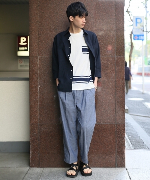 RAGEBLUE(レイジブルー)の「リネンイージーアンクルパンツ/721392(その他パンツ・メンズ・ベージュ/ネイビー/ブルー/オリーブ/ブルー系その他/ブラック/グレー・SMALL/MEDIUM/LARGE/X-LARGE)」の20枚目の写真