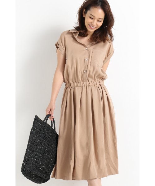 Iena イエナ の 追加 Classy テンセルモールスキンシャツワンピース シャツワンピース Wear Iena イエナ の 追加 Classy テンセルモールスキンシャツワンピース シャツワンピース Wear