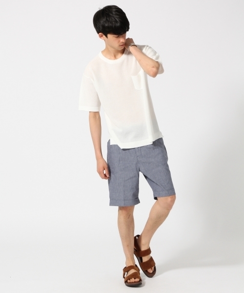 RAGEBLUE（レイジブルー）の「ストレッチリネンイージーショーツ/722410（その他パンツ・メンズ・ブルー/ネイビー/その他/ブラック・MEDIUM/LARGE）」の12枚目の写真