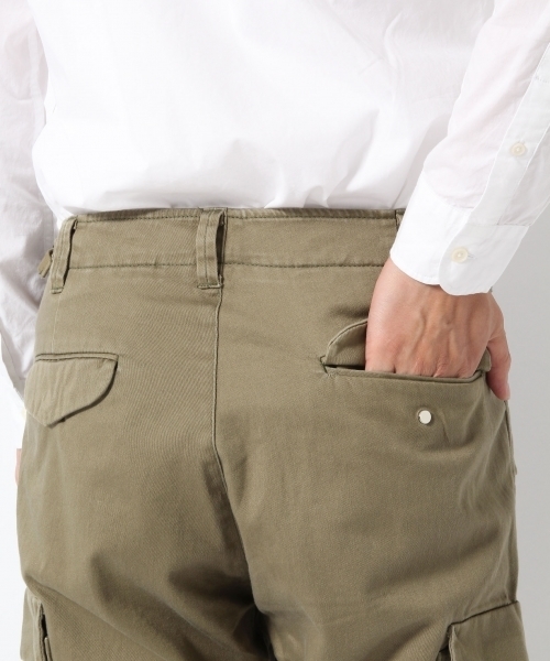 GLOBAL WORK（グローバルワーク）の「ストレッチミリタリーカーゴパンツ/724396 （カーゴパンツ・メンズ・カーキ/オリーブ・SMALL/LARGE/MEDIUM）」の6枚目の写真