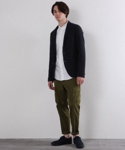 GLOBAL WORK（グローバルワーク）の「ストレッチミリタリーカーゴパンツ/724396 （カーゴパンツ・メンズ・カーキ/オリーブ・SMALL/LARGE/MEDIUM）」の8枚目の写真