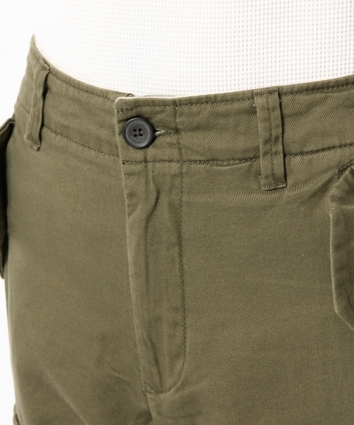 GLOBAL WORK（グローバルワーク）の「ストレッチミリタリーカーゴパンツ/724396 （カーゴパンツ・メンズ・カーキ/オリーブ・SMALL/LARGE/MEDIUM）」の18枚目の写真