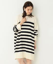 Another Edition | ビッグボーダーニットプルオーバー/ AEBC C BIG BOR PO(ニット/セーター)