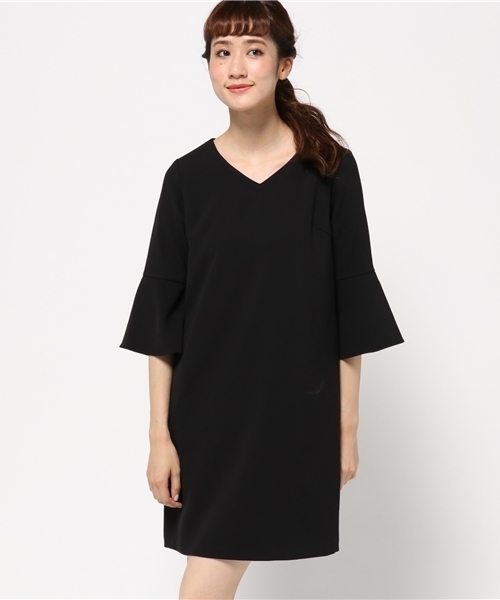 N N Natural Beauty Basic エヌエヌナチュラルビューティーベーシック の ベルスリーブワンピース ワンピース Wear