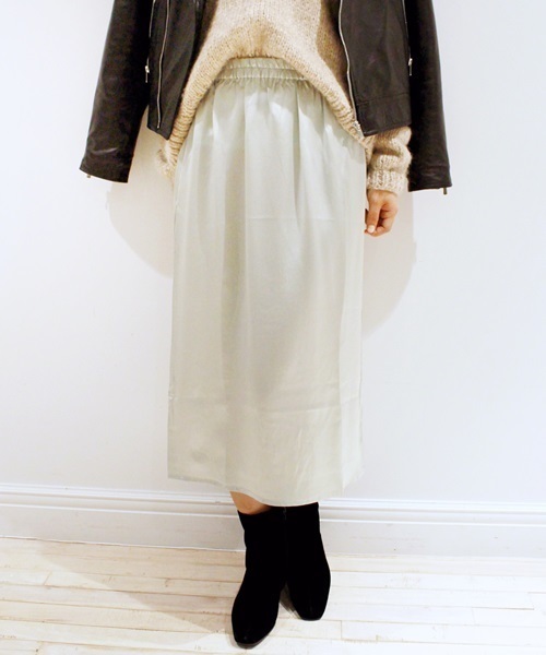 Baserange ベースレンジ の Baserange シルクサテンスカート スカート Wear