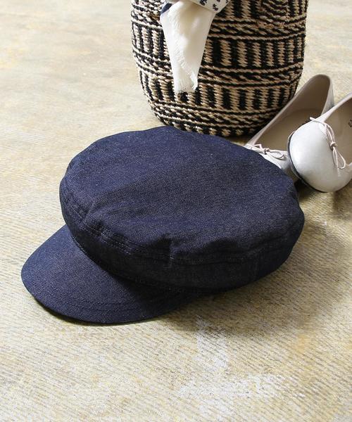 coen(コーエン)の「マリンキャスケット(キャスケット・レディース・ベージュ/ネイビー・FREE)」の7枚目の写真