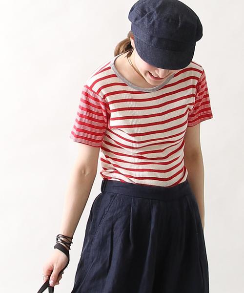 coen(コーエン)の「マリンキャスケット(キャスケット・レディース・ベージュ/ネイビー・FREE)」の13枚目の写真