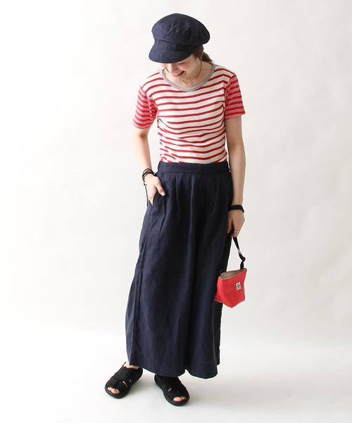 coen(コーエン)の「マリンキャスケット(キャスケット・レディース・ベージュ/ネイビー・FREE)」の14枚目の写真