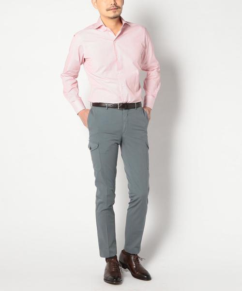 【試着のみ】SHIPS(シップス GIZAコットン ホリゾンタル カッタウエイカラー ドレスシャツS 13，200円 SALE／60%OFFSD:GIZAコットンピンストライプ