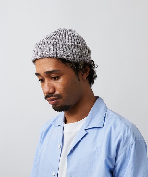 ANCHOR（アンカー）の「CELEB　サマー2WAYリブワッチ（ニットキャップ/ビーニー・メンズ・ブラック/ミックスグレー/ホワイト/ネイビー/ブルー/ベージュ・FREE）」の19枚目の写真