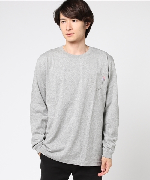 rehacer（レアセル）の「U.S Fablic Long Sleeve T（Tシャツ/カットソー・メンズ・ホワイト/ブラック/グレー・SMALL/MEDIUM/LARGE）」の3枚目の写真