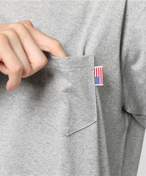 rehacer（レアセル）の「U.S Fablic Long Sleeve T（Tシャツ/カットソー・メンズ・ホワイト/ブラック/グレー・SMALL/MEDIUM/LARGE）」の9枚目の写真