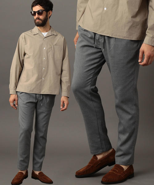 BEAUTY&YOUTH UNITED ARROWS（ビューティーアンドユースユナイテッドアローズ）の「BY サージ 1P イージー テーパードパンツ ◆（その他パンツ・メンズ・ダークグレー/グレー/ブラック/ネイビー・LARGE/SMALL/X-LARGE/MEDIUM）」の3枚目の写真