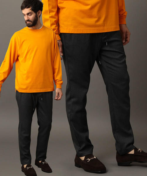 BEAUTY&YOUTH UNITED ARROWS（ビューティーアンドユースユナイテッドアローズ）の「BY サージ 1P イージー テーパードパンツ ◆（その他パンツ・メンズ・ダークグレー/グレー/ブラック/ネイビー・LARGE/SMALL/X-LARGE/MEDIUM）」の4枚目の写真
