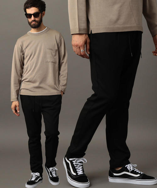 BEAUTY&YOUTH UNITED ARROWS（ビューティーアンドユースユナイテッドアローズ）の「BY サージ 1P イージー テーパードパンツ ◆（その他パンツ・メンズ・ダークグレー/グレー/ブラック/ネイビー・LARGE/SMALL/X-LARGE/MEDIUM）」の2枚目の写真