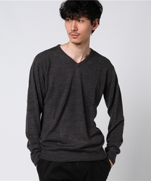 「INASTUDIOS SELECT」カシミヤタッチVネックセーター