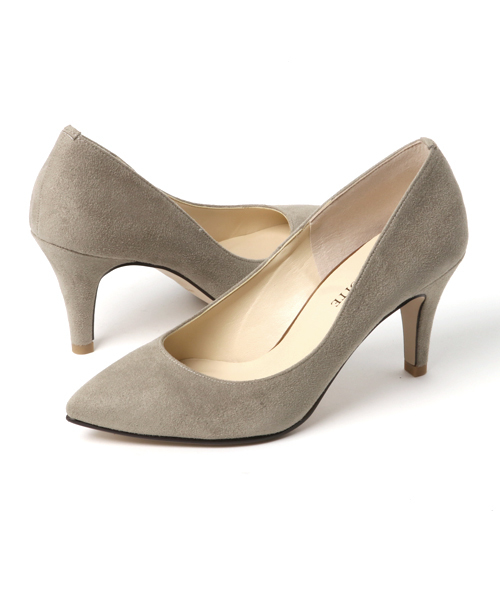 RIVE DROITE（リヴドロワ）の「スエードパンプス（パンプス・レディース・ベージュ/ピンク/ダークブラウン・MEDIUM/SMALL）」の3枚目の写真