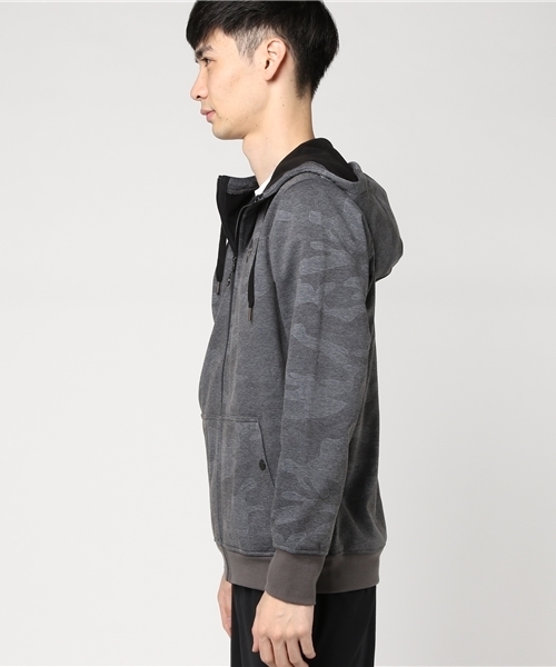 Quiksilver(クイックシルバー)の「QUIK BLOCK+ TYPE002(パーカー・メンズ・カモフラージュ/ヘザーグレー/ブラック/グレー系カモフラージュ・MEDIUM/X-LARGE/LARGE/SMALL)」の8枚目の写真