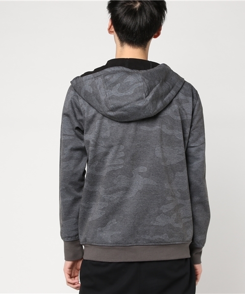 Quiksilver(クイックシルバー)の「QUIK BLOCK+ TYPE002(パーカー・メンズ・カモフラージュ/ヘザーグレー/ブラック/グレー系カモフラージュ・MEDIUM/X-LARGE/LARGE/SMALL)」の10枚目の写真
