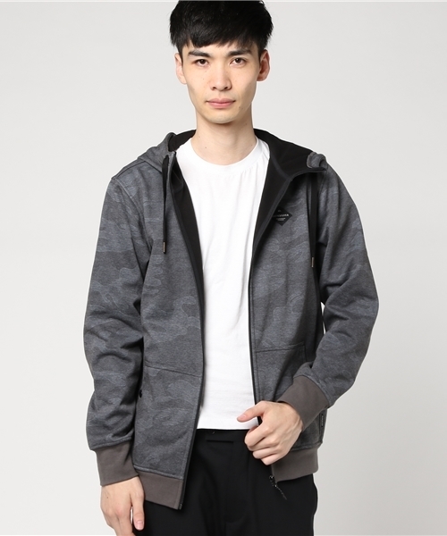 Quiksilver(クイックシルバー)の「QUIK BLOCK+ TYPE002(パーカー・メンズ・カモフラージュ/ヘザーグレー/ブラック/グレー系カモフラージュ・MEDIUM/X-LARGE/LARGE/SMALL)」の5枚目の写真